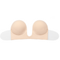 BYE-BRA - BRA WITHOUT HANDLES SHAPE U BLACK CUP A