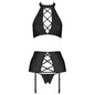 PASSION - NANCY ECOLOGICAL LEATHER SET S/M