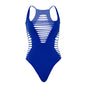 LEG AVENUE - BODY THONG RACERBACK BLACK