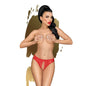 PENTHOUSE - NAUGHTY VALENTINE THONG BLACK S/M