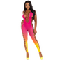 LEG AVENUE - ANKLE BODYSTOCKING SUNSET