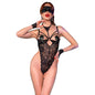 CHILIROSE - CR 4488 BODYSUIT LACE RED L/XL