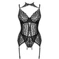 LIVCO CORSETTI FASHION - GIELLANDRA FOR THE SENSES COLLECTION CORSET + PANTY BLACK