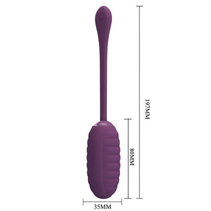 PRETTY LOVE - CASPER PURPLE RECHARGEABLE VIBRATING EGG
