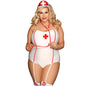 SUBBLIME - SEXY NURSE COSTUME WITH TEDDY S/M