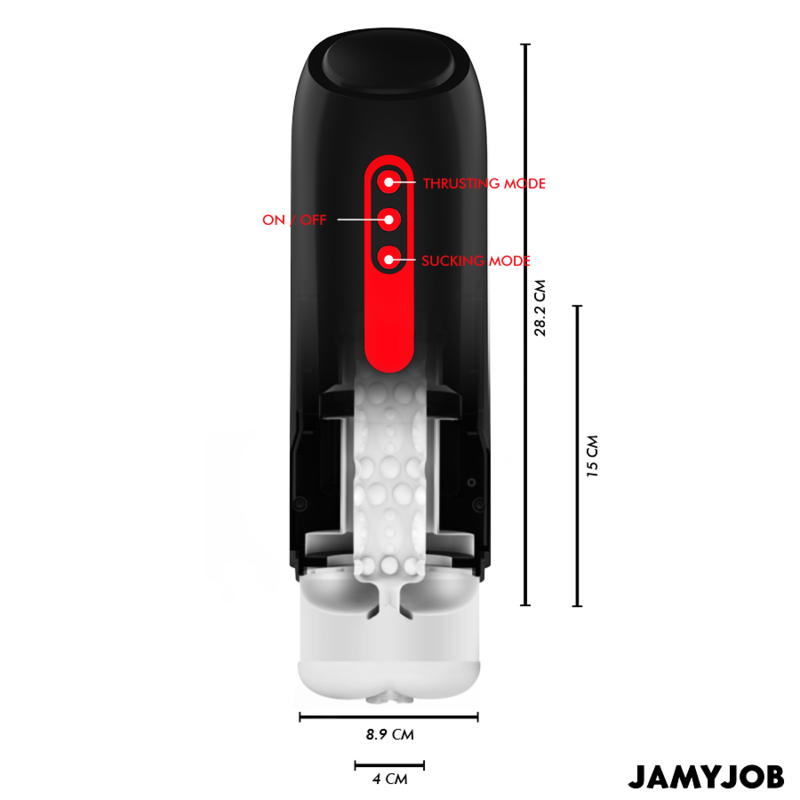 JAMYJOB - PHANTOM AUTOMATIC VAGINA MASTURBATOR 5 MODES STIMULATING WAVES AND THRUST