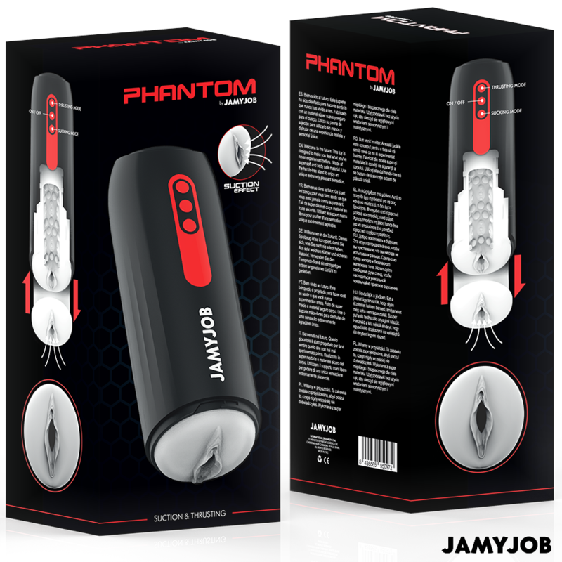 JAMYJOB - PHANTOM AUTOMATIC VAGINA MASTURBATOR 5 MODES STIMULATING WAVES AND THRUST