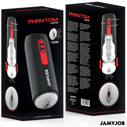 JAMYJOB - PHANTOM AUTOMATIC VAGINA MASTURBATOR 5 MODES STIMULATING WAVES AND THRUST