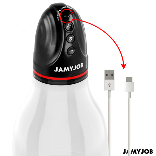 JAMYJOB - XPAND LITE AUTOMATIC TESTICLE PUMP 3 LEVELS OF STIMULATING WAVES GREY