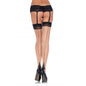 LEG AVENUE - TIGHTS WITH CUBAN HEEL AND NUDE BACK SEAM