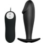 PRETTY LOVE - SILICONE ANAL PLUG PENIS FORM AND 12 VIBRATION MODES BLACK