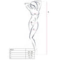 PASSION - WOMAN BS014 RED BODYSTOCKING ONE SIZE