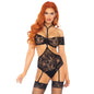 LEG AVENUE - SET TWO PIECES TOP & TEDDY S/M